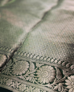 DP-W16305 Green Kora sari