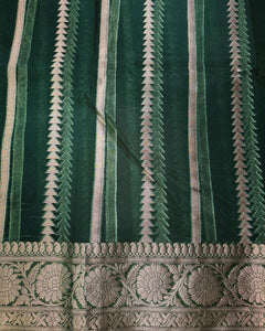 DP-W16305 Green Kora sari