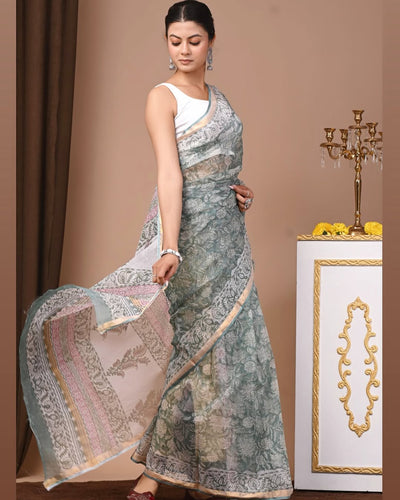 IT-X14329 Green Kota saree