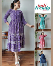 Load image into Gallery viewer, IT-X23426 Block print Kurthi