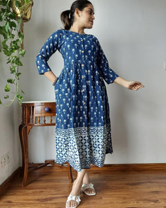 IT-X23425 Block print Kurthi