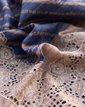 Load image into Gallery viewer, IT-V03994 Blue Cutwork