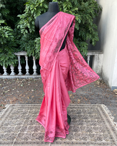 IT-V15809 Pink CutWork