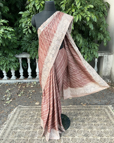 IT-V03997 Brown Cutwork