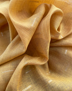 IT-V15894 Cream & Yellow Linen Saree