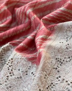 IT-V03991 Red Cutwork