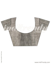 Load image into Gallery viewer, IMR-19709 - Grey &amp; Beige Tussar  Saree