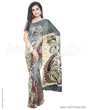 Load image into Gallery viewer, IMR-19711 - Blue &amp; Multi Tussar  Saree