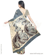Load image into Gallery viewer, IMR-19711 - Blue &amp; Multi Tussar  Saree