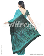 Load image into Gallery viewer, IMR-19715 - Blue &amp; Black Tussar  Saree