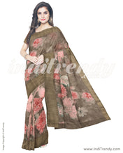 Load image into Gallery viewer, IMR-23344 - Rust &amp;  Blended Chanderi  Saree