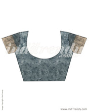 Load image into Gallery viewer, IMS-13228 - Grey &amp;  Faux Linen Saree