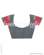 Load image into Gallery viewer, ITS-14691 - Silver Grey &amp;  Cotton Saree