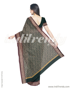 ITS-15919 - Green &  Pure Kanchi Cotton Saree