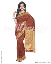 Load image into Gallery viewer, ITS-16769 - Maroon &amp;  Faux Tussar Saree
