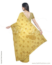Load image into Gallery viewer, ITS-17261 - Yellow &amp; White Pure Cotton Kota Saree