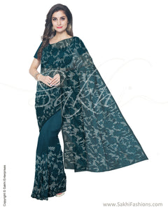 ITS-18803 - Blue &  Faux Tussar Saree