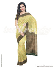Load image into Gallery viewer, ITS-20067 - Parrot Green &amp;  Faux Chanderi Saree