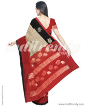 Load image into Gallery viewer, IMR-9942 - Brown &amp;  Blended Tussar Saree