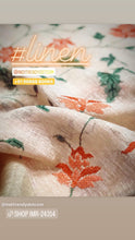 Load image into Gallery viewer, IMR-24314 Peach Linen Saree
